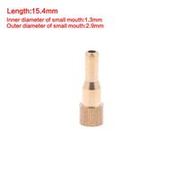 1Pc Reusable Brass Butane Gas Refill Adapter - Universal Nozzle Head for Various Brands, Leak-Proof Inflation Tool