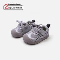 Spring 2026 Baby First Walker Shoes - Non-Slip and Breathable, Korean Style for Boys and Girls Size 18 / Inner Length 13.5cm sidabras