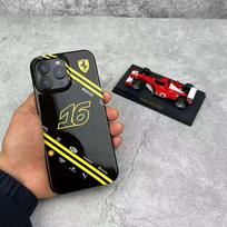 Phone Case For iPhone 16 15 13 14 12 Pro Max Mini 8 XR XS 16 Plus 15Pro MAX Phone for Ferrari Hamilton 2025 Leclerc CL16 Racing for iPhone 16 Plus