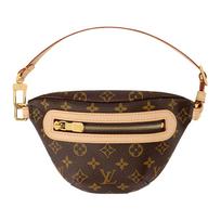 Louis Vuitton Micro Bumbag Klasikinis Monogramos Dengtas Drobės Juosmens Krepšys Moteriški Krepšiai Ruda M03771 Shopping Bag Set(Basic Set+Shopping Bag)