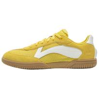 Li Ning PP Ping Pong Breathable Abrasion Resistant Low top Casual Shoes Men's Yellow Ivory AZGW305 / 39.5