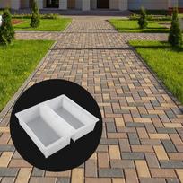 Plytų akmens formelė takui pasidaryti, cemento klojinys, sodo dekoras