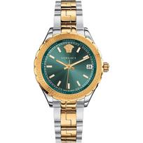 Versace V12050016 Hellenyium Two-Tone Green Ladies Watch 35mm žalia