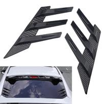 Automobilio galinio stiklo lipduko apdaila Šoninio skirstytuvo apdaila Langų žaliuzės Saulės skydelis Black black