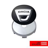 60MM 4 vnt./komplektas Automobilio ratų centriniai dangteliai Padangų ratlankių uždangalai Lipdukai Stiliaus aksesuarai Dacia Duster Logan 3 Mcv Sandero Stepway 4pcs