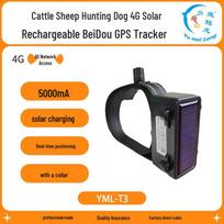 Hunting Dog Solar GPS Tracker with Real-time Path Playback & Geo-Fence