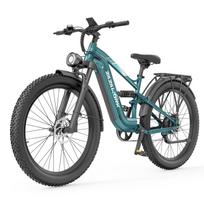 ZAZAWORK CF500 Visureigis Aukščiausios klasės Elektrinis dviratis 1000W Variklis 48V20Ah Baterija 27 colių Off-Road Padangos 50KM/H Maksimalus Greitis E-Kalnų Dviratis mėlyna
