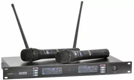 AMC iLive 2X2 bevielis dviejų kanalų radio mikrofono komplektas (606-621 MHz)