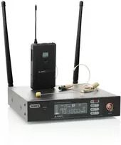 AMC iLive 2 bevielis mikrofono komplektas su mikrofonu ir lankeliu (606-621MHz)