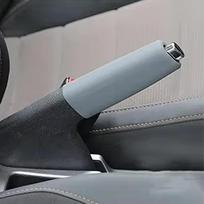 Silikoninis automobilio rankinio stabdžio dangtelis, neslystantis, lengvai montuojamas, rankinio stabdžio rankenos dangtelis, automobilio rankinio stabdžio mova, automobilio salono aksesuarai pilka