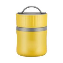 Termosinis sriubos puodelis, košės, pieno, sandarus, pusryčių, pietų dėžutė, dovana, 304 nerūdijančio plieno, PP plastiko PP Plastic Inner 480ML gray