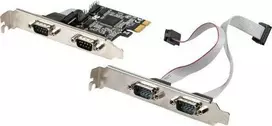LANBERG PCE-DB9-004 PCI Express->COM 9PIN X4 + žemo profilio laikiklis