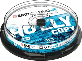 EMTEC ECOVPR471016CB - DVD+R - cakebox - 10 pc(s) - 4.7GB