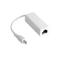 Tinklo kortelė MicroConnect microUSB - RJ-45 Baltas (USBMICROETHB)