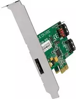 Kontrolierius Dawicontrol PCIE 2.0 x1 - 2x SATA 3 + ESATA (DC-610E)