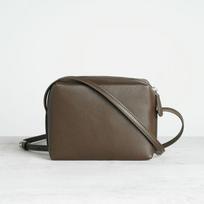 Import Ultra-Simple Row Series Regent Cowhide Bag Full Cowhide Inside And Out Single Leather Strap Mini Square Bag For Women 16x12x5cm