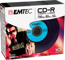 Emtec CD-R 700MB 52x 10 vnt (ECOC801052SLVY)