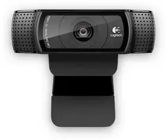 Logitech HD Pro Webcam C920 - 1920 x 1080 pikselių - H.264 - USB 2.0 - Juodas - Clip - 1.8 m