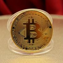 Paauksuota Bitcoin monetų kolekcionuojama meno kolekcija Dovana fizinė atminimo kasacijaus metalo antikvarinė imitacija su gimtadieniu