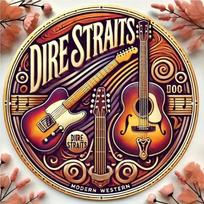 Vintažinis Dire Straits skardinis ženklas Metalinė sienos meno puošmena Muzikos kambario Baro Dekoras 20x20 įvairiaspalvis
