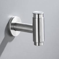 Black 304 Stainless Steel Faucet For Washing Machine Wall Mounted Balcony Mop Pool Tap Press Switch Single cold Tap