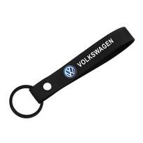 VOLKSWAGEN VW Automobilio Suede raktų dirželis Raktų žiedas Metaliniai Automobilio ratų padangų vožtuvų kotelių dangteliai Apdanga Volkswagen GOLF Polo Tiguan VW G