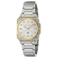Gucci YA166503 G-Flat Sidabrinis ciferblatas Moteriškas laikrodis 24mm sidabras