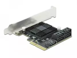 Delock 5 Port SATA PCI Express x4 kortelė – žemo profilio formos koeficientas