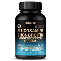 1000 mg gliukozamino ir chondroitino papildas, kolageno palaikymas, 120 kapsulių 120 Capsules