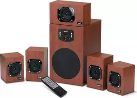 Kompiuterio kolonėlės Genius SW-HF5.1 4600 V2 kompiuterio garsiakalbiai (31730016400)