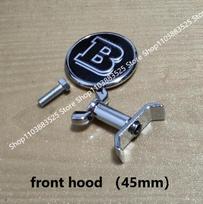 45/60mm Automobilio Modifikuotas Ženklelis Priekinės Variklio Dangčio Emblema Galinės Bagažinės B Logotipo Ženklelis BRABUS W203 W204 W205 W254 W210 W211 W220 C E S