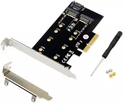 Kontrolierius MicroConnect PCie x4 M.2 B & M Raktas NVME