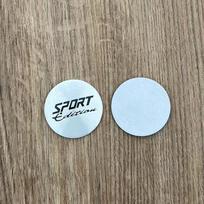 4 vnt. 45/56/60/65 mm modifikuotas ratlankio dangtelio logotipas Emblema Ženklelis lipdukas sportiniam rotiform carlsson lorinser ratlankio dangtelio lipdukas 45mm(4 stickers)