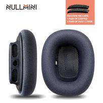 NullMini For Apple Airpods Max 2 II Replacement Mesh Earpads Headphones Ear Cushion Memory Foam Sleeve Earphone Earmuff tamsiai pilka spalva
