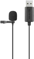 USB lavalier mikrofonas BOYA 4m kabelis, plug-and-play, juodas / BY-LM40 / BOYA10173