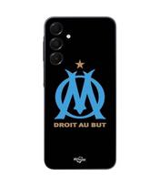 Telefono dėklas - Maniacase - Samsung Galaxy A16 - Silikoninis - OM Olympique de Marseille logotipas - Juodas juoda