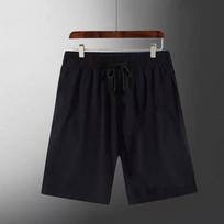Vyriški „Ice Silk“ laisvalaikio sportiniai šortai – laisvo kirpimo, plius dydžio, vidutinio ilgio 3XL black