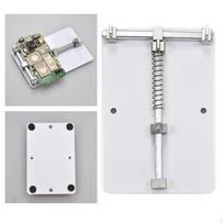 PCB plokštės laikiklis telefonų remontui, 12x8cm, tvirtinimo įrankis su grioveliais IC litavimui, stabilus grandinės laikiklis