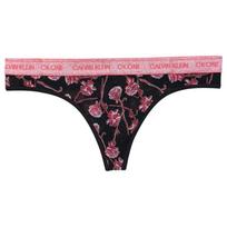 Calvin Klein Floral Print Hollow Out Thong Women underwear Multicolor QF6681G S