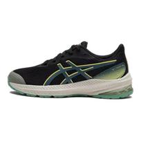 Asics GT-1000 12 Lightweight Comfortable Physical Test Low Top Kids Running Shoes Kids Running Shoes Black White 1014A362-001 35.5