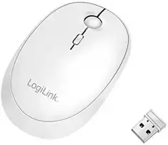 Pelė LogiLink LogiLink Pelė Funk & Bluetooth,2.4GHz,800/1200/1600dpi,baltas