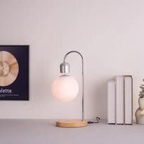 Magnetinė levituojanti mėnulio lempa Levitacija Plastikinė Juoda Stalo LED Naktinė šviesa Nulinio Svorio Plaukiojantys Stalo Žaislai Dekoravimui Dovana US Plug sidabras