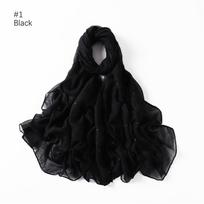 Plain Oversized Shiny Glitter Cotton Viscose Hijab Scarf Lady Solid Shimmer Wraps And Shawls Pashmina Musulman Headband 180*90Cm
