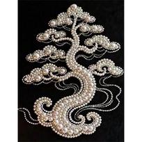 DIY Pine Tree Pearl Art Painting for Home Wall Decor Pearl Gem Paintings Picture Arts Craft  for Adults/Beginners Gift Idea Home Decor Without Frame 30x40cm