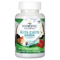 Nordic Naturals, Vaikams raminamosios gumytės, nuo 3 metų, braškių arbūzų skonio, 60 gumyčių