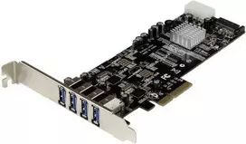 Valdiklis StarTech PCIE 2.0 x4 - 4x USB 3.0 (PEXUSB3S42V)