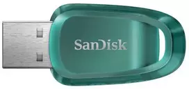 USB laikmena SanDisk Ultra ECO 256GB USB 3.2, Žalios spalvos