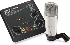Behringer Voice Studio – įrašymo ir tinklalaidžių rinkinys