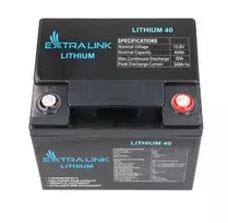 Extralink LiFePO4 40AH | Akumuliatorius | 12.8V, BMS