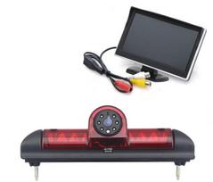 Zestaw Monitor 5 + Kamera Cofania Z Światłem Stopu Fiat Ducato Citroen Jumper Peugeot Boxer